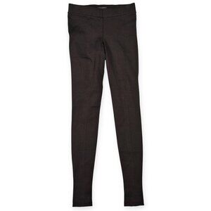 Vince Espresso Brown Stitch Front Skinny Leggings Women's Size XS NWT